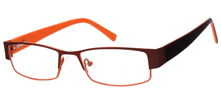 Cheap Glasses 662 --> Brown/Orange Slice